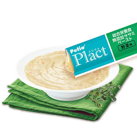 プラクト Plact 総合栄養食 無添加 ササミペースト 野菜味 8本入